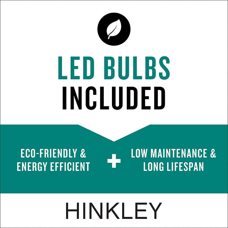 Image 7 Hinkley Atlantis 9" Wide Black Finish Modern LED Outdoor Wall Light more views