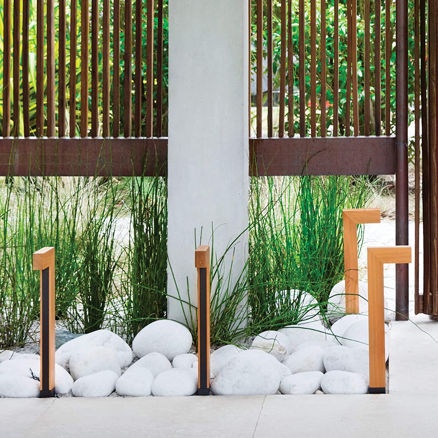 Image 7 Hinkley Atlantis Cedar Linear LED Path Light more views