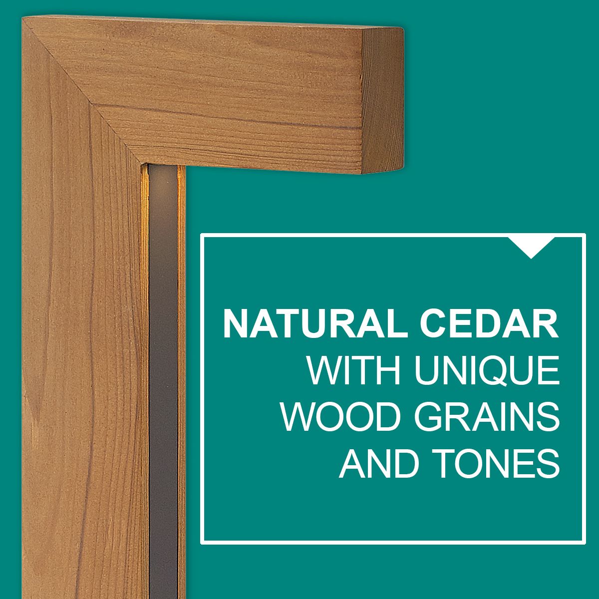 Hinkley Atlantis Cedar Linear LED Path Light