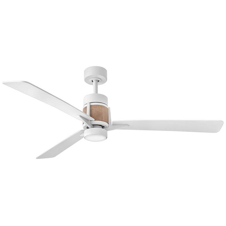 Image 1 Hinkley Atticus 56" LED Smart Fan Matte White