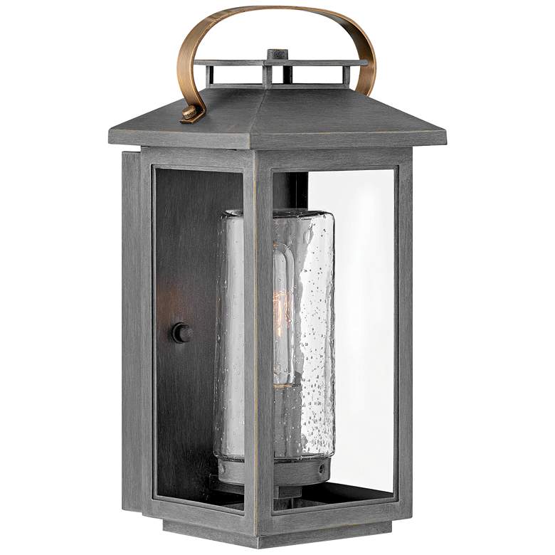 Hinkley Atwater 14&quot; High Ash Bronze Outdoor Wall Light