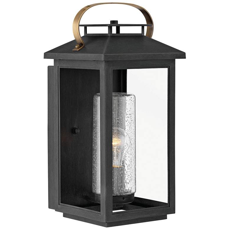 Image 1 Hinkley Atwater 17 1/2" High Black Outdoor Wall Light