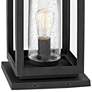 Hinkley Atwater 21 1/2" High Black Glass Outdoor Lantern