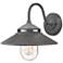 Hinkley Atwell 11 3/4" High Aged Zinc Outdoor Wall Light