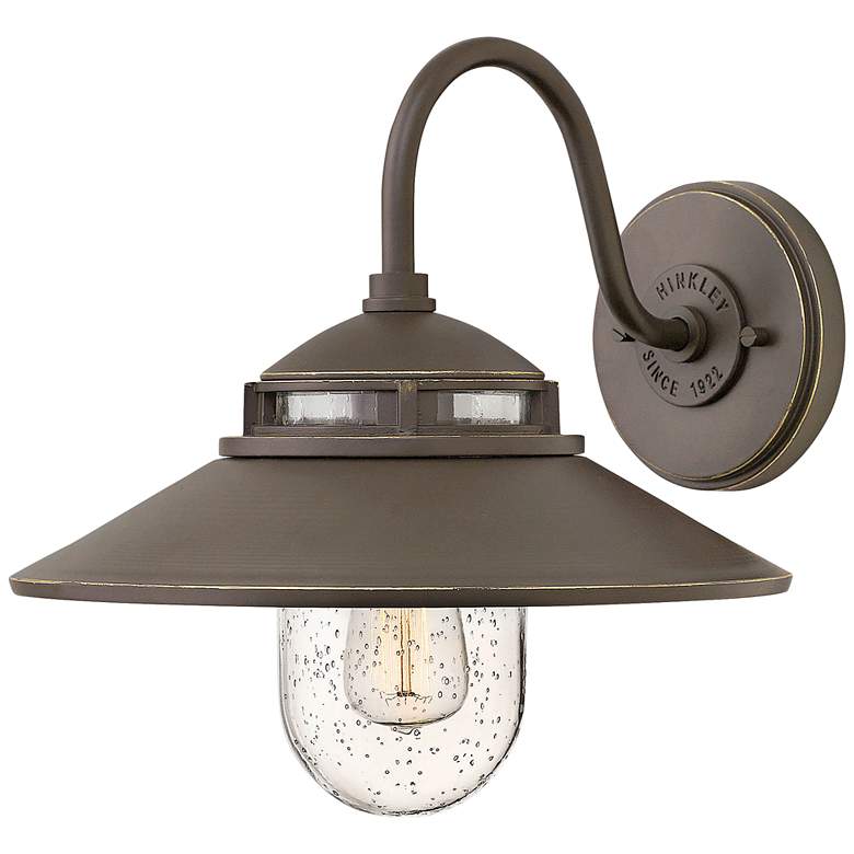 Image 1 Hinkley Atwell 11 3/4"H Oil Rubbed Bronze Outdoor Wall Light