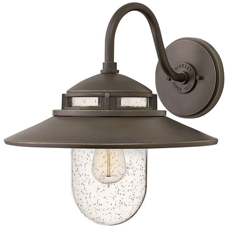 Image 1 Hinkley Atwell 15 1/4 inchH Oil Rubbed Bronze Outdoor Wall Light