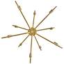 4_Hinkley Austen 30" Lacquered Brass Tiered Modern Candelabra Chandelier more views