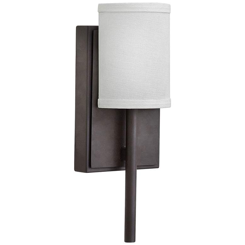 Image 1 Hinkley Avenue 12 3/4 inch High Oiled Bronze LED Wall Sconce