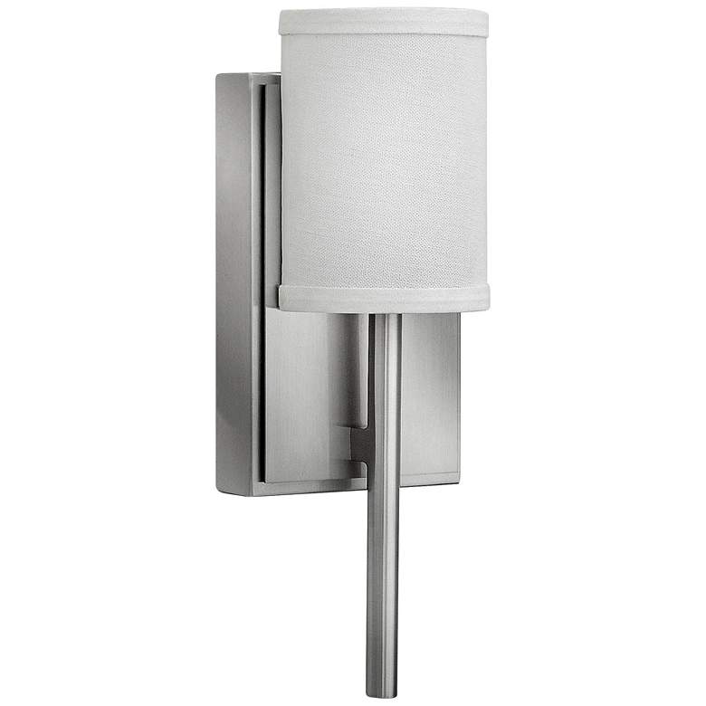 Image 1 Hinkley Avenue 12 3/4"H Brushed Nickel LED Wall Sconce