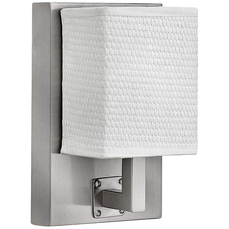 Image 1 Hinkley Avenue 7 3/4" High Brushed Nickel LED Wall Sconce