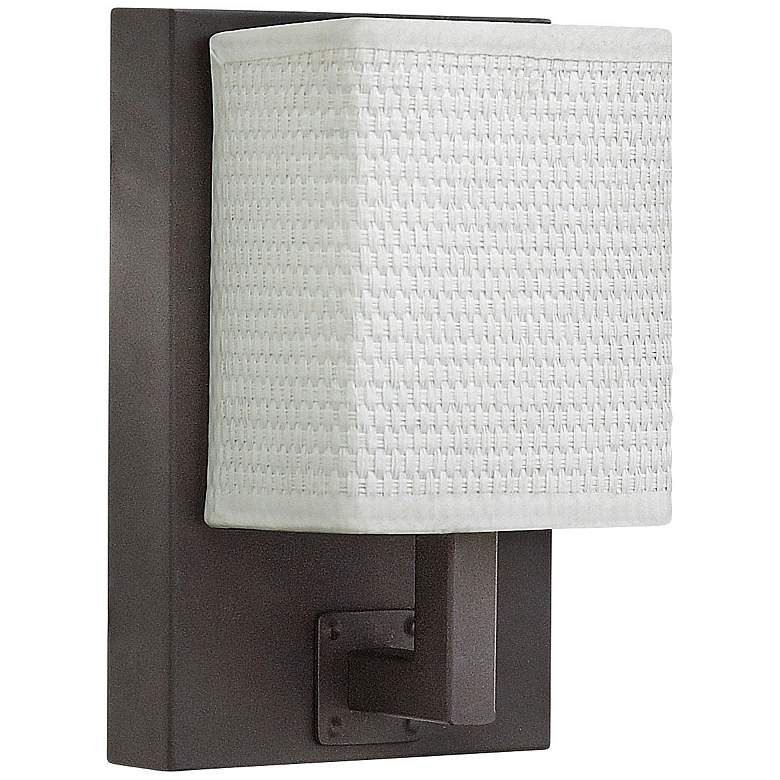 Image 1 Hinkley Avenue 7 3/4 inch High Oiled Bronze LED Wall Sconce