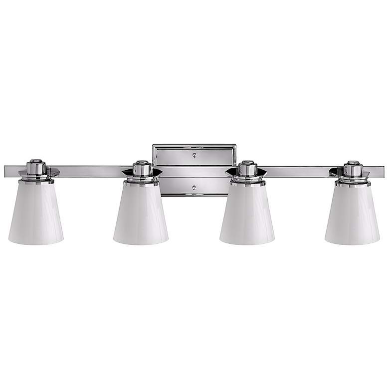 Image 3 Hinkley Avon Collection 31 3/4 inch Wide Chrome 4-Light Bath Light more views
