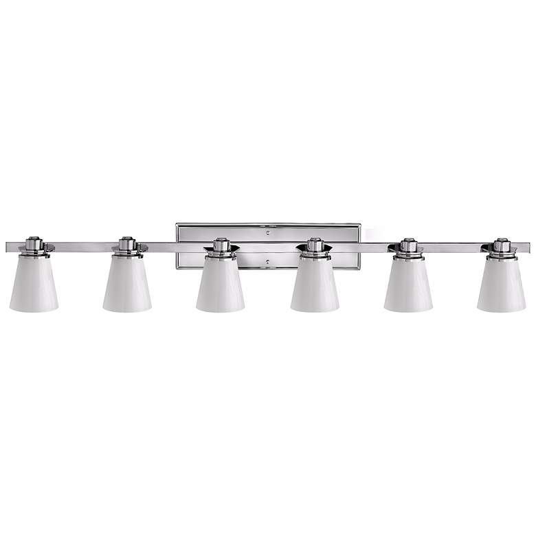 Image 3 Hinkley Avon Collection Chrome 48" Wide Bathroom Wall Light more views