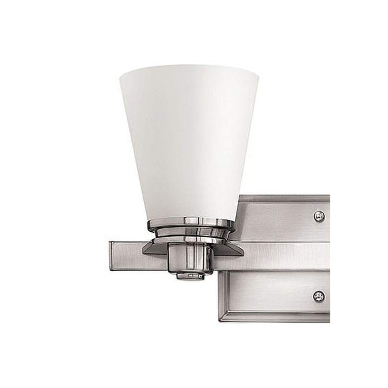 Image 2 Hinkley Avon Collection Nickel 14 1/2" Wide Bath Wall Light more views