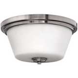 Hinkley Avon Collection Nickel 15&quot; Wide Ceiling Light