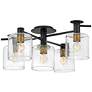 5_Hinkley Axel 58.8" Wide Large Seven Light Semi-Flush Ceiling Light more views