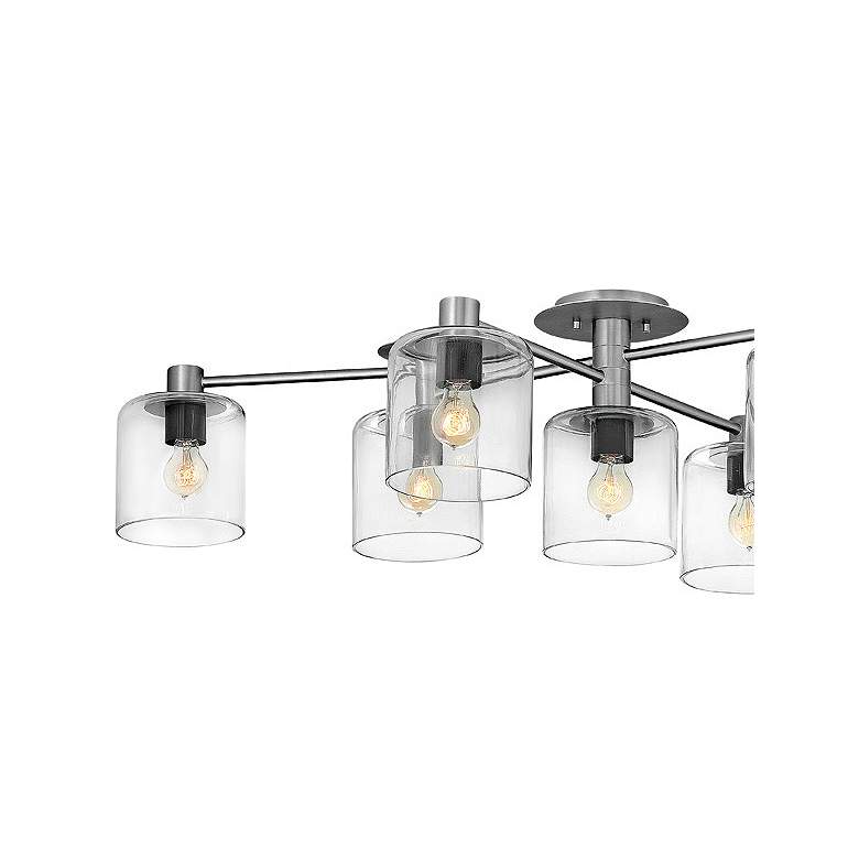 Image 2 Hinkley- Axel Extra Large Semi-Flush Mount- 58.75" Brushed Nickel more views