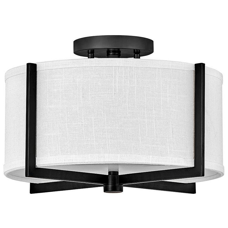 Image 1 Hinkley Axis 14 1/2" Wide Black Ceiling Light