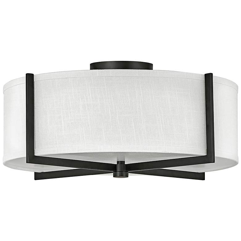 Image 2 Hinkley Axis 19 1/2" Wide Black Ceiling Light more views