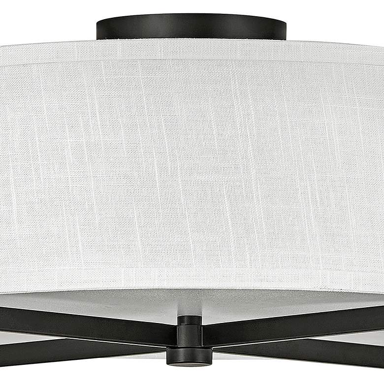 Image 4 Hinkley Axis 19 1/2" Wide Black Ceiling Light more views