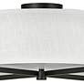 4_Hinkley Axis 19 1/2" Wide Black Ceiling Light more views