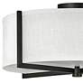 5_Hinkley Axis 19 1/2" Wide Black Ceiling Light more views