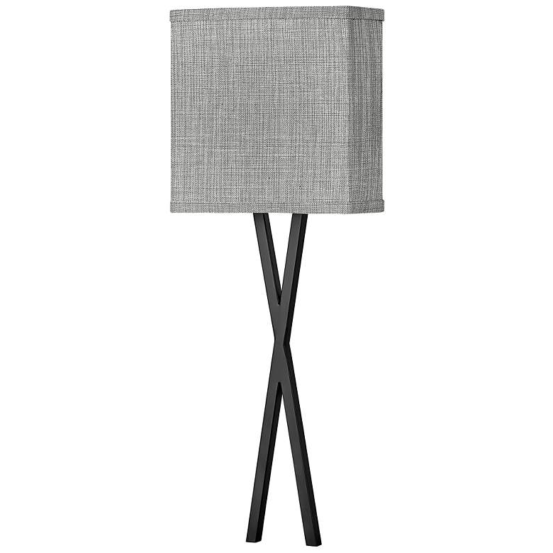 Image 2 Hinkley Axis 22" High Black Metal ADA LED Wall Sconce more views