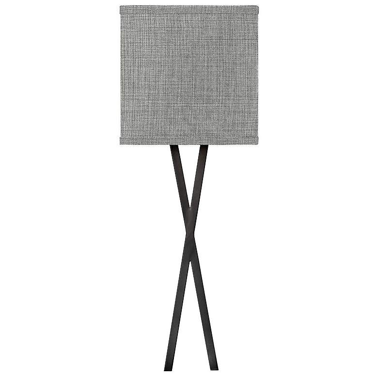 Image 4 Hinkley Axis 22" High Black Metal ADA LED Wall Sconce more views