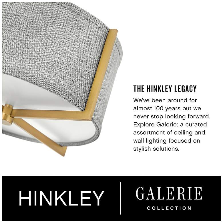 Image 7 Hinkley Axis 22" High Black Metal ADA LED Wall Sconce more views