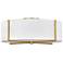 Hinkley Axis 25 1/2" Wide Brass and White Modern Ceiling Light