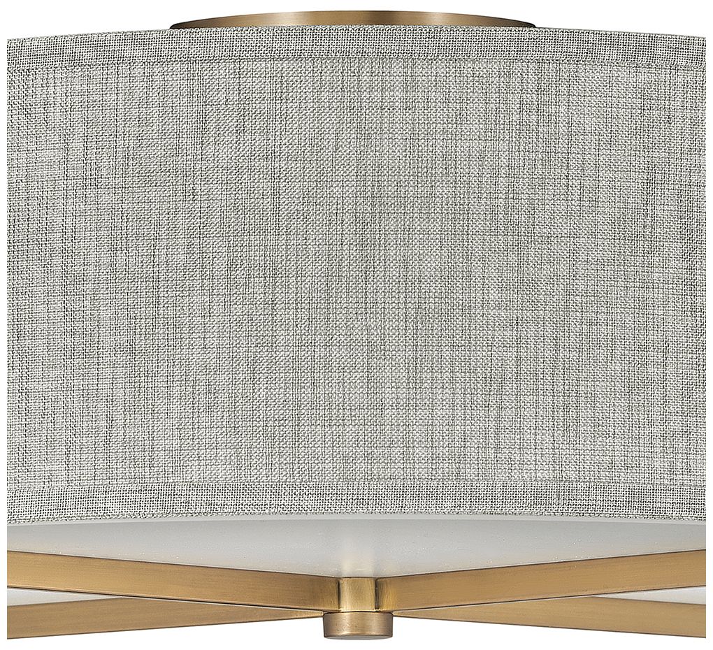 Hinkley Axis 25 1/2" Wide Heritage Brass Ceiling Light