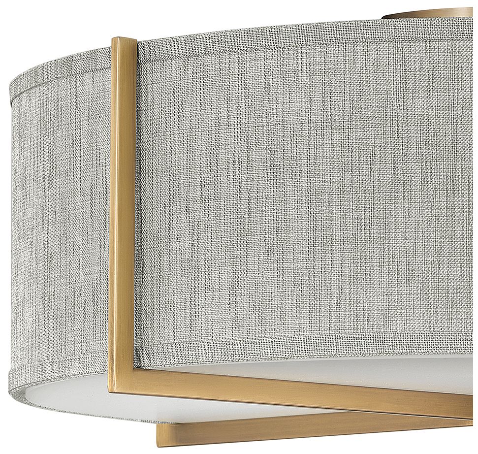 Hinkley Axis 25 1/2" Wide Heritage Brass Ceiling Light