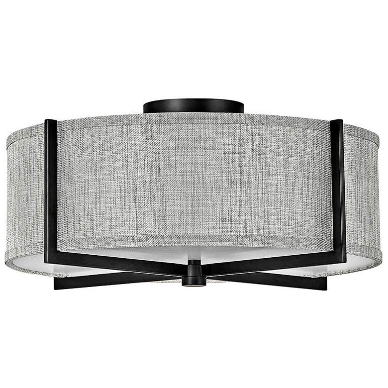 Image 1 Hinkley Axis Black and Heathered Gray Ceiling Light
