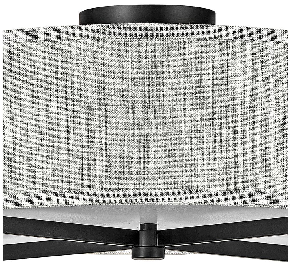 Hinkley Axis Black and Heathered Gray Ceiling Light