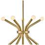 3_Hinkley Axton 24 3/4"W Lacquered Brass 10-Light Chandelier more views
