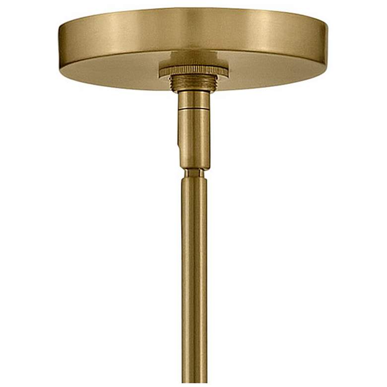 Image 4 Hinkley Axton 24 3/4"W Lacquered Brass 10-Light Chandelier more views