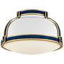 1_Hinkley Barton 14 1/4" Wide Gloss White Dome Ceiling Light