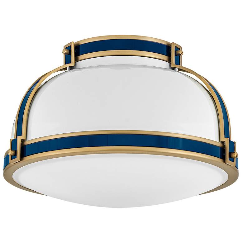 Image 4 Hinkley Barton 14 1/4" Wide Gloss White Dome Ceiling Light more views