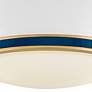 Hinkley Barton 14 1/4" Wide Gloss White Dome Ceiling Light