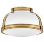 4_Hinkley Barton 14 1/4" Wide Lacquered Brass Ceiling Light more views