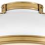 Hinkley Barton 14 1/4" Wide Lacquered Brass Ceiling Light