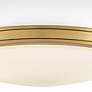 Hinkley Barton 14 1/4" Wide Lacquered Brass Ceiling Light