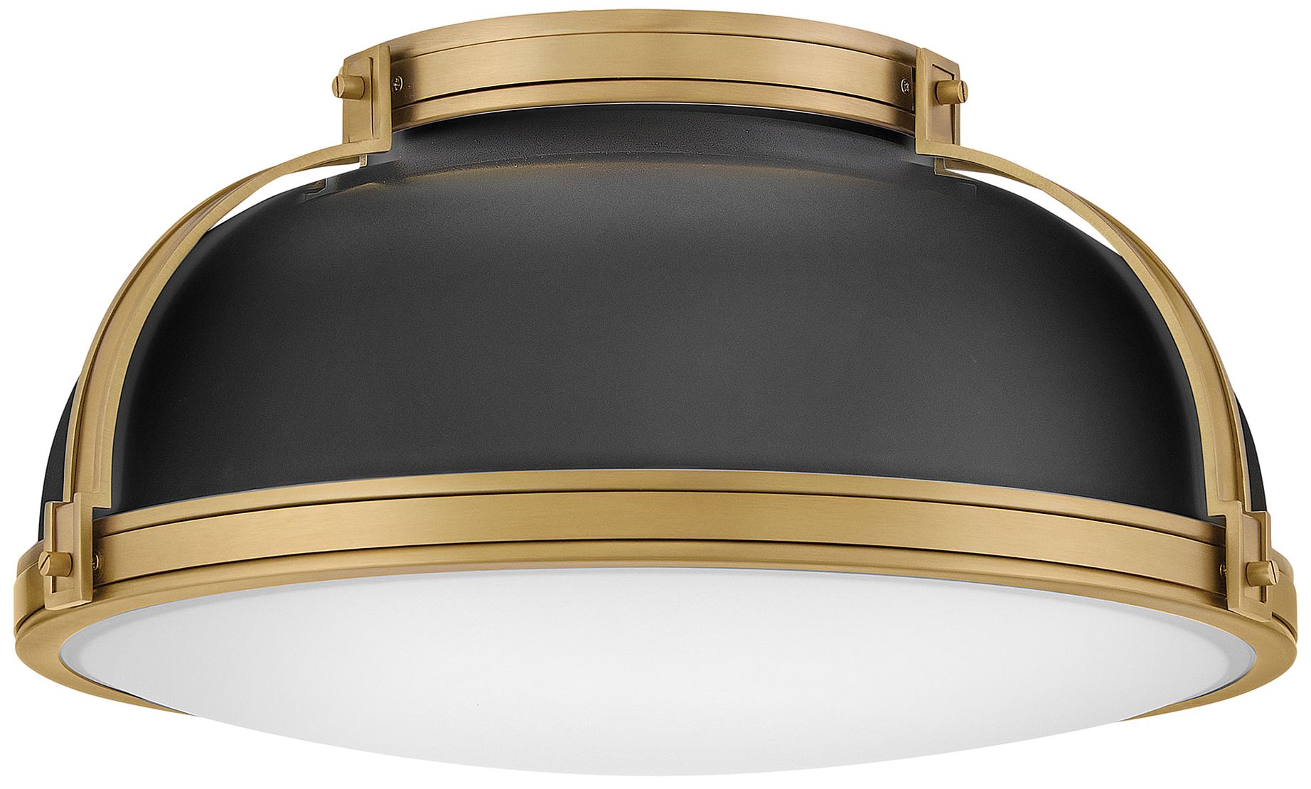 Thumbnail2 of Hinkley Barton Medium Flush Mount 18" Black more views