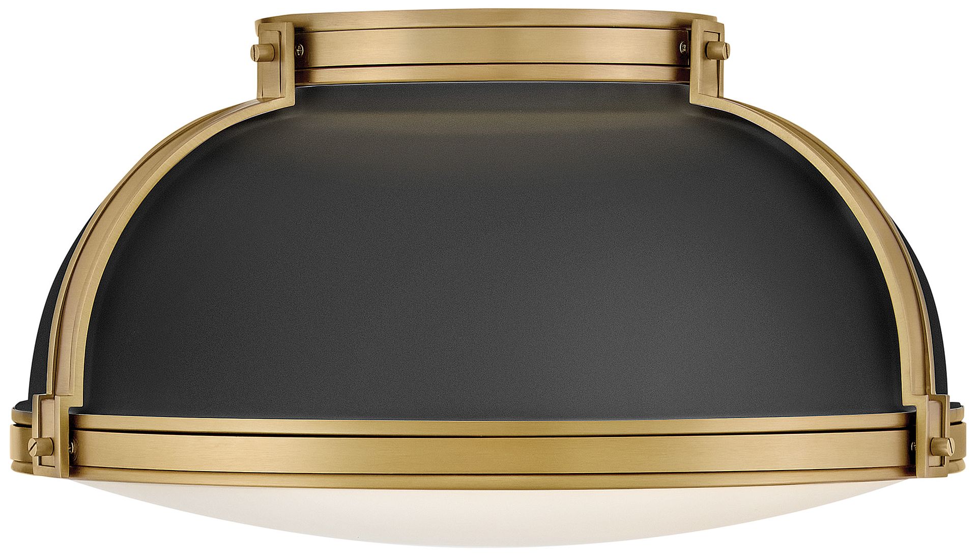 Hinkley Barton Medium Flush Mount 18" Black