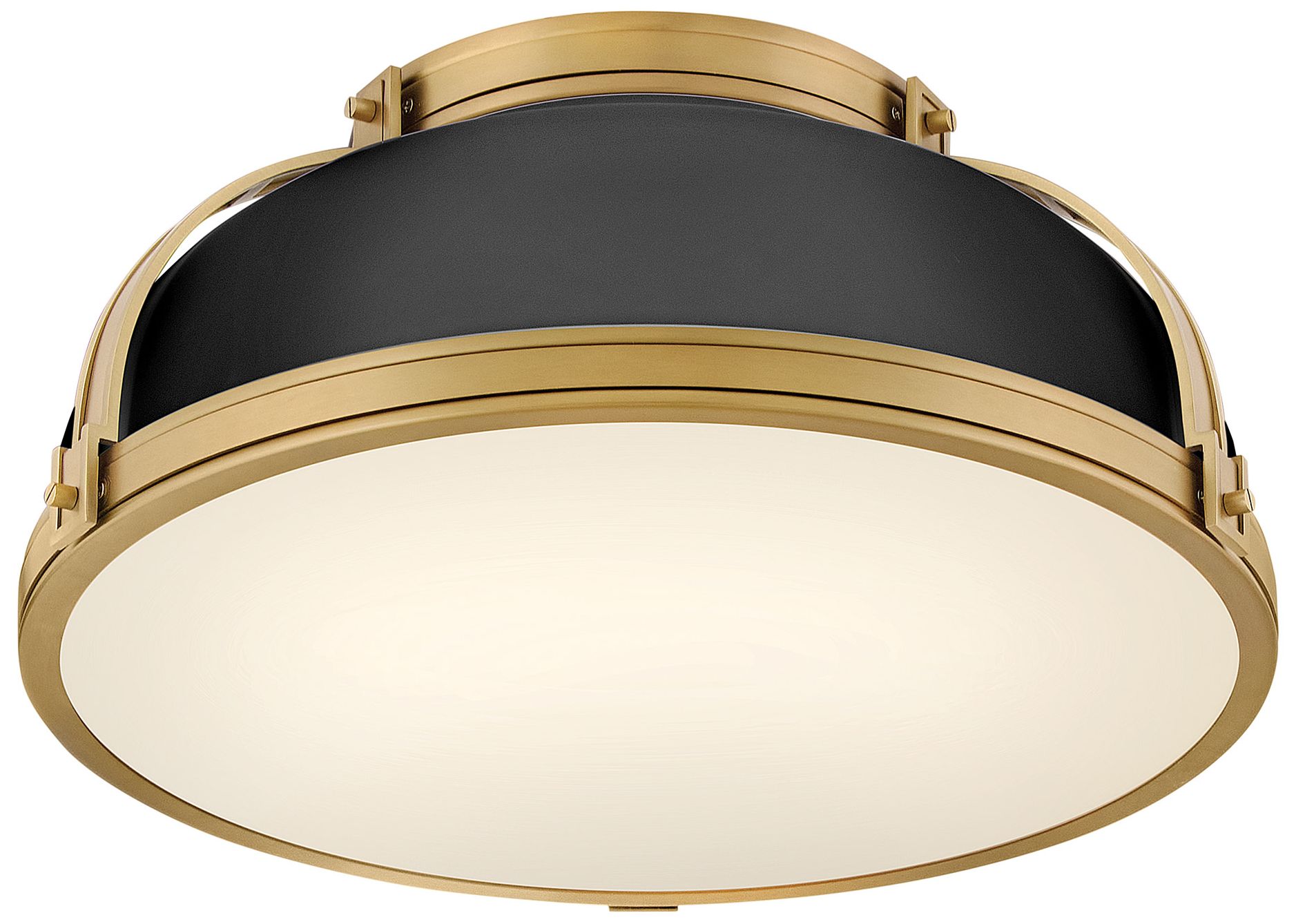 Hinkley Barton Medium Flush Mount 18" Black