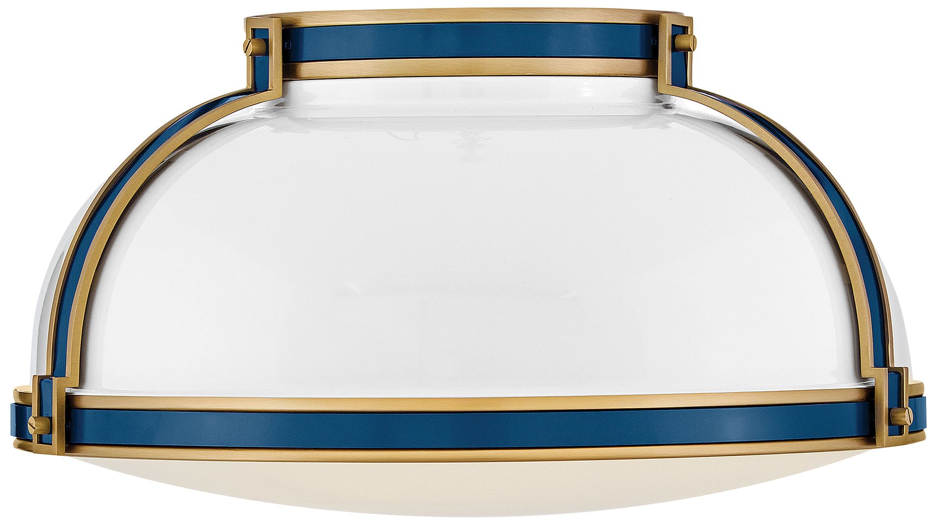 Image 5 Hinkley Barton Medium Flush Mount 18" Gloss White more views