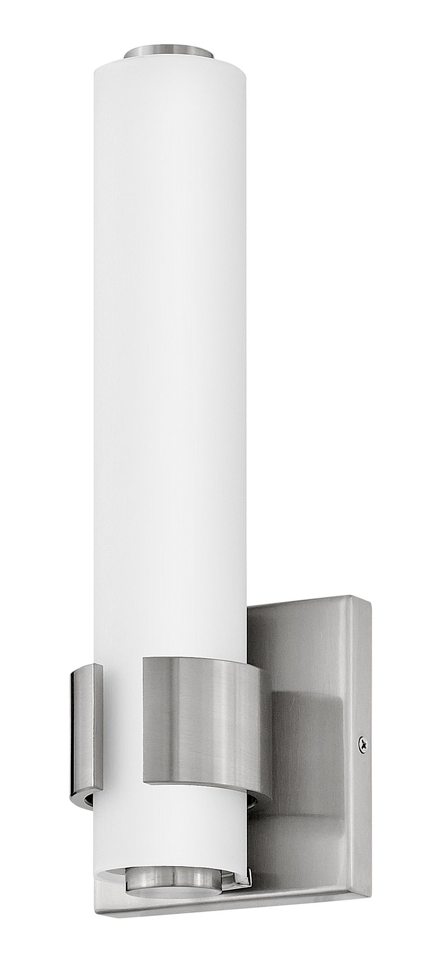 Image 6 Hinkley Bath Aiden Medium LED Sconce 13.5" Brushed Nickel more views