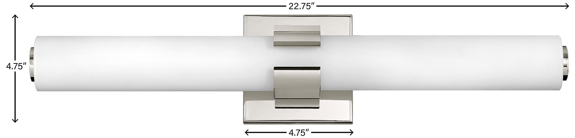 Hinkley - Bath Aiden Medium LED Vanity- Polished Nickel