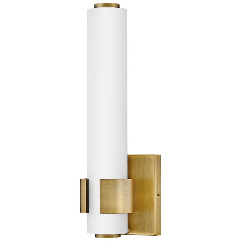 Image 2 Hinkley - Bath Aiden Small LED Sconce- Lacquered Brass more views