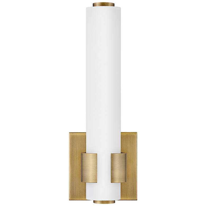 Image 3 Hinkley - Bath Aiden Small LED Sconce- Lacquered Brass more views